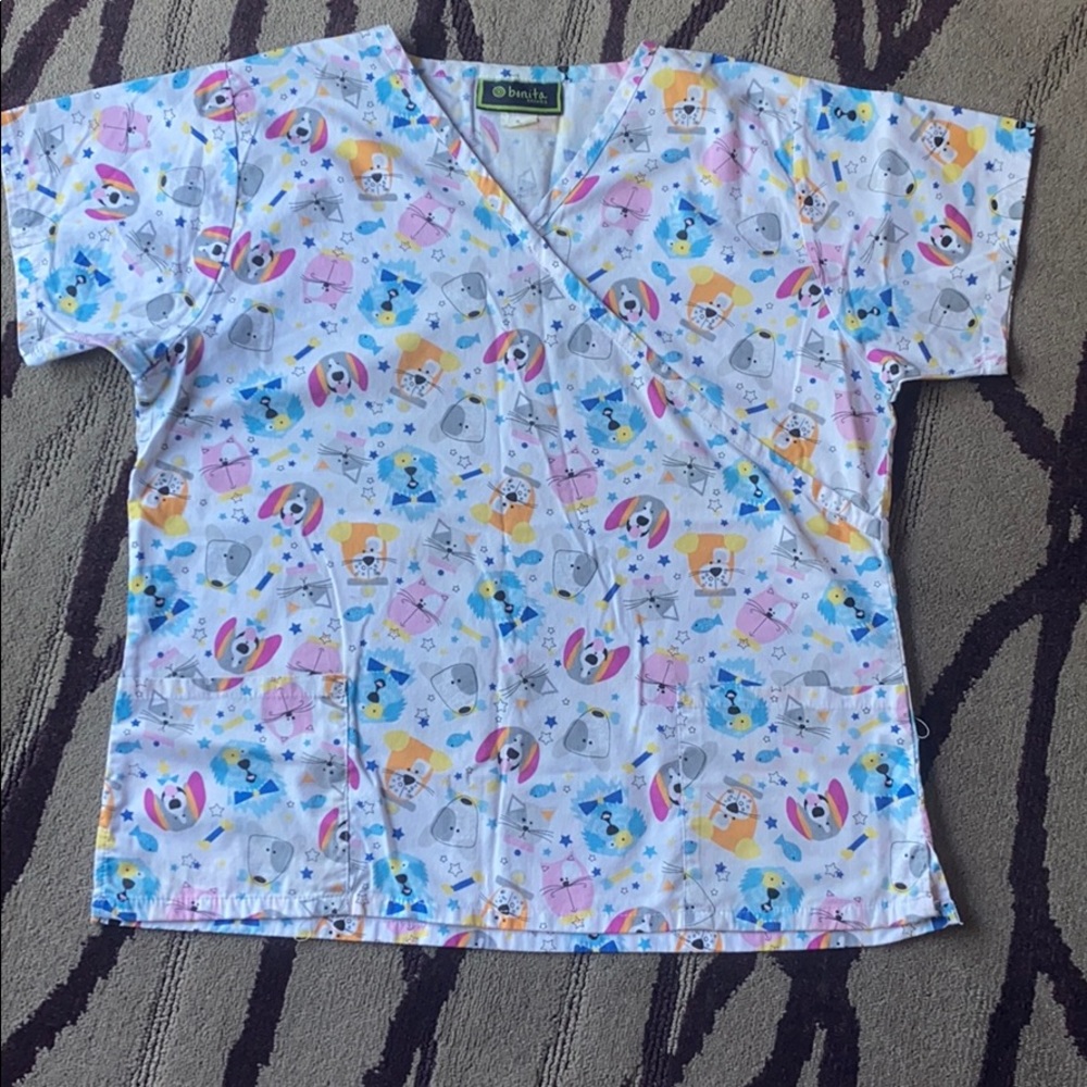 Two scrubs Tops